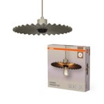 ledvance decor plissee pendant e27 beige