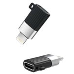 Преходник адаптер от Lightning към USB-C /черен/