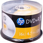 HP DVD+R 4.7GB 16X 50 бр HPDVD50