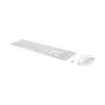 HP 655 White Wireless Keyboard and Mouse Combo