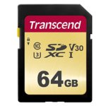 64GB SDXC Transcend TS64GSDC500S