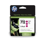 HP 712 Magenta Ink Cartridge 3-Pack 3ED78A