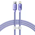 кабел baseus usb c м to lightning м 1.2m purple