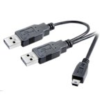 Vivanco 45290 2x USB A(м) към USB Mini B(м) 1m