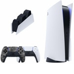 PlayStation 5 + DualSense Camo + Charging Station