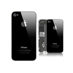 Заден капак за Apple iPhone 4, черен