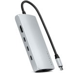 Satechi Multiport Adapter 8K V3 Silver ST-P8KES