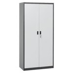 метален шкаф carmen cr-1226 l sand черен-сребърен