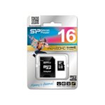 16GB Micro SDHC, Silicon Power, + SD adapter