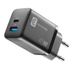 Зарядно 220V PD GaN USB, USB-C 45W