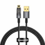 кабел baseus explorer usb a m to lightning m