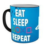ABYstyle Playstation Mug Heat Change Eat Sleep Rep