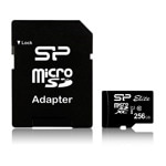 Silicon Power Micro SDXC 256GB +Adapter SP256GBSTX