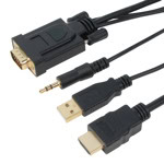 кабел VCom HDMI m to VGA m 1.8m