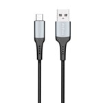 кабел detech de43c3 type c 3m черен 40264