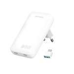 4Smarts GaN FlatPlug Slim Duos 45W White 542045