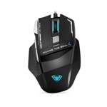 Мишка S12 Оптична RGB Черен 740