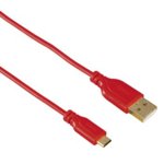 Hama Flexi-Slim Micro USB Red 00135703