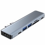 Tech-Protect USB-C Hub 7in1 v5 THP807GRY разопаков