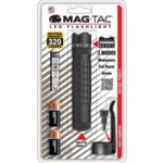 MAGTAC LED фенер с две батерии черен блистер
