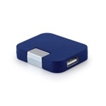 Hi!dea USB hub 4 ports white and blue