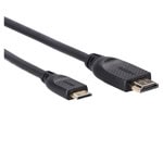 кабел vcom hdmi m to mini hdmi m 1.8m cg583-1.8