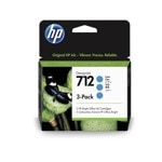 HP 712 Cyan Ink Cartridge 3-Pack