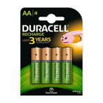Duracell AA 1.2V 1300mAh Ni-MH 4pcs.