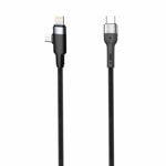 кабел de-48ccl usb c usb c m lightni 1m black