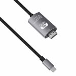 DeTech USB-C - HDMI, 2.0m, 4K, 60Hz, С оплетка, Си