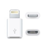 Преходник Micro USB (ж) към Lightning(м), Бял