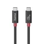 hama кабел usb-c еmarker, черен