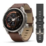 Garmin Fenix 9 Pro 47 mm Titanium + Walnut Leather