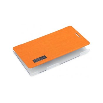 Поликарбонатов протектор Rock Elegant Flip за Nokia Lumia 925, оранжев | JAR Computers Rock Elegant Flip Case Orange