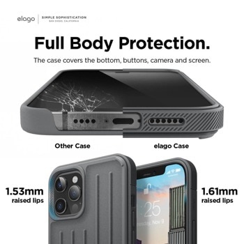 Elago Armor Case ES12AM67-DGY