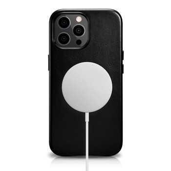 iCarer Leather Oil Wax MagSafe Case - кожен