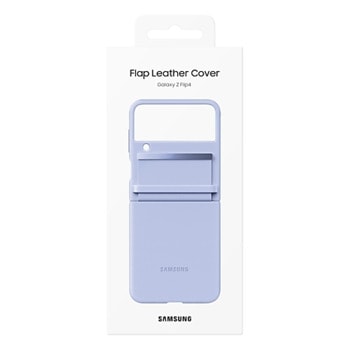 Samsung Flip4 Flap Leather Cover Purple EF-VF721LL