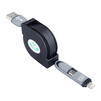 Earldom от USB A(м) към MicroUSB (м) + Lig 14905