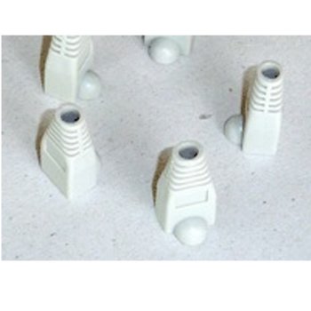 Маншон за конектори RJ-45, сив, 1бр. | JAR Computers Маншон за куплунг RJ-45 - сив / grey colour
