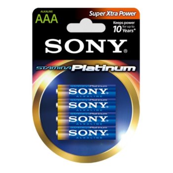 Sony AM4PTB4D Alkaline R03 4бр. AAA