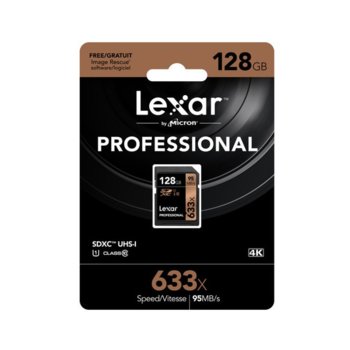 Lexar 128GB SDXC Professional 633X