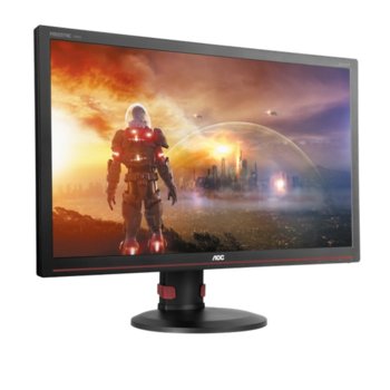 Монитор AOC G2770PF, 27" (68.58 cm), TN панел, 1ms, Full HD, 1000:1, 300cd/m2, DVI, DisplayPort, HDMI | JAR Computers AOC G2770PF