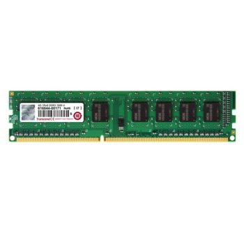 Transcend 4GB 240pin DDR3-1600 DIMM, CL11, 1.5V