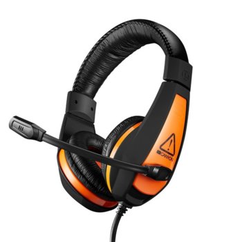 Слушалки Canyon CND-SGHS1A, AUX, микрофон, регулируема лента за глава, черни | JAR Computers Canyon CND-SGHS1A