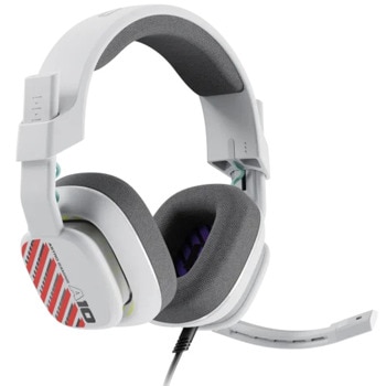Слушалки Logitech Astro A10 Gen 2, микрофон, 32mm драйвери, бели | JAR Computers Logitech A10 Gen 2 939-002064