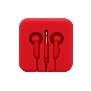 Слушалки TnB Pocket, силиконово покритие, червени | JAR Computers TnB Pocket Red ESPOCKETRD
