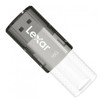 Памет 16GB USB Flash Drive, Lexar JumpDrive S60, USB 2.0, бяла | JAR Computers USB 2.0 16GB Lexar JumpDrive S60 LJDS060016G-BNBNG
