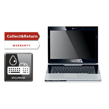 Лаптоп 13.3" (~34 cm) Fujitsu Amilo Si 3655 SEE-110143-002, Core2Duo 2.26GHz, 4GB, 320GB, DVDRW, DVI, 802.11n, bluetooth, camera, Vista Home Premium, 2.3kg, 2г. гаранция | JAR Computers 13.3" (~34 cm) Fujitsu Amilo Si 3655 SEE-110143-…