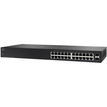 Суич Cisco SG110-24, 24-Port, 1000Mbps, Combo Gigabit SFP, Unmanaged | JAR Computers Cisco SG110-24