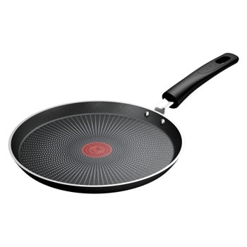 Тиган за палачинки Tefal C2923853 Force, алуминий, незалепващо покритие, диаметър 25 cm, черен | JAR Computers Тиган за палачинки Tefal C2923853 Force 25cm